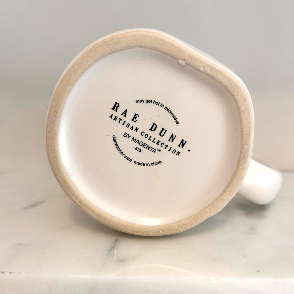 Rae Dunn “MONDAY BLUES” Ceramic Mug NWOT Collector - Picture 5 of 6